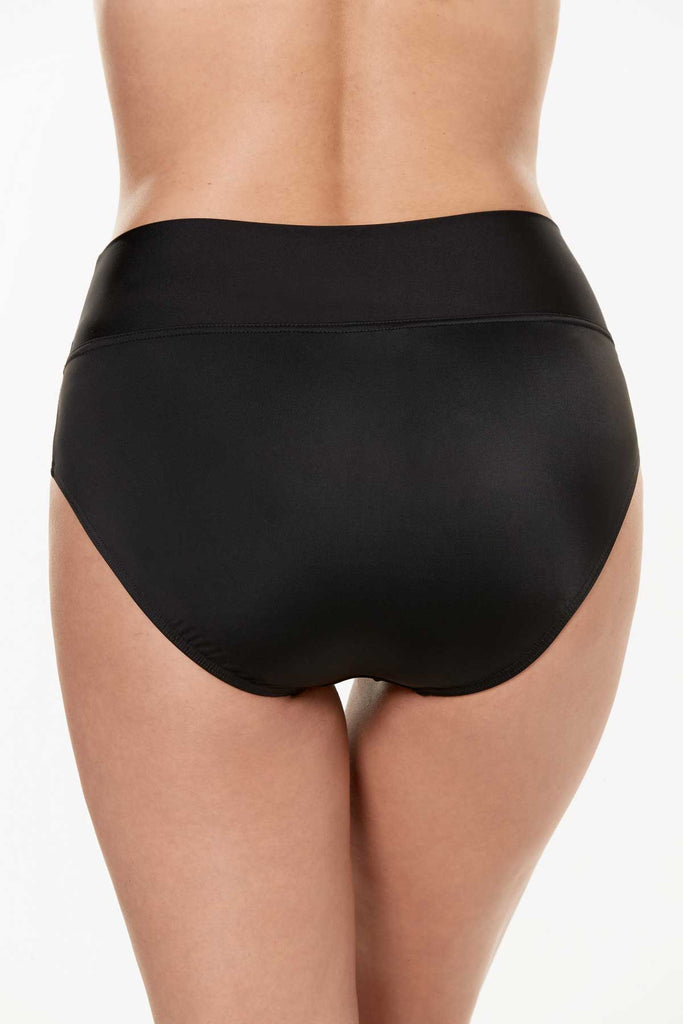 back view of the Foldover Pant Swim bottom