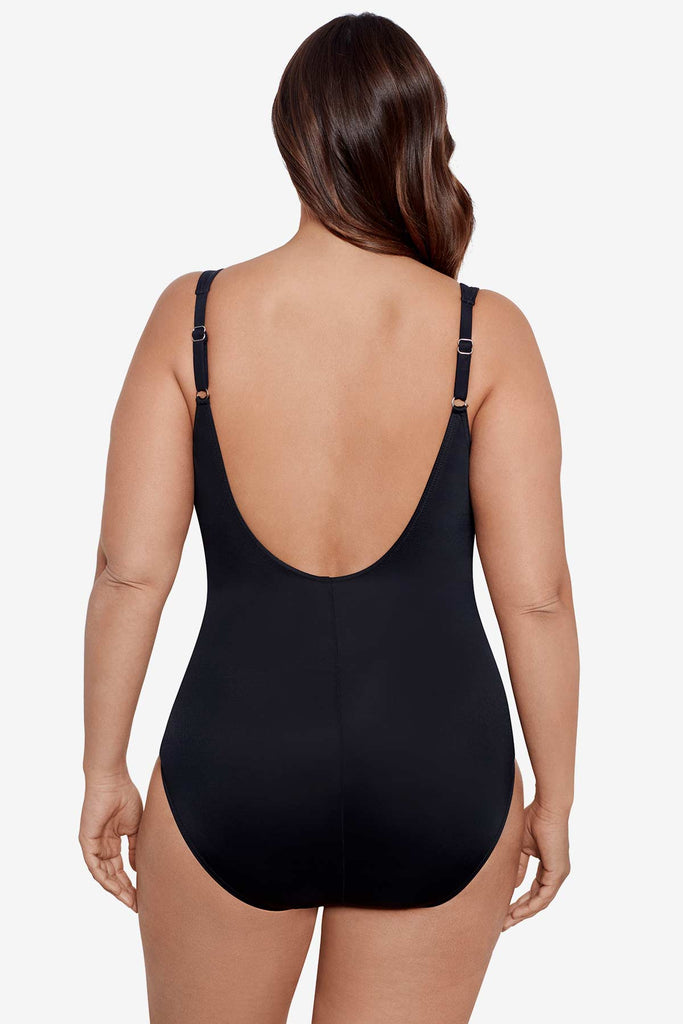 Scoop Back Plus Size Sanibel One Piece Swimsuit