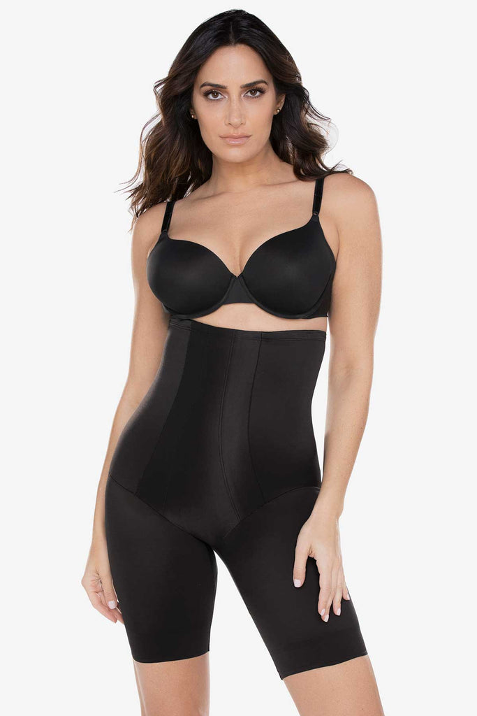 Woman in a high waist shapewear.