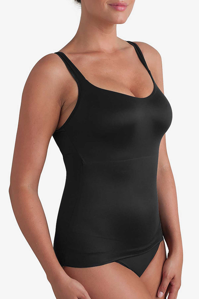 Woman in a shapewear.