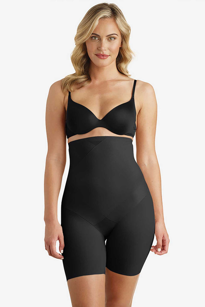 Woman wearing a tummy control shapewear.