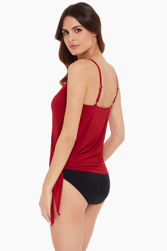 V-neckline Magicsuit Tankini