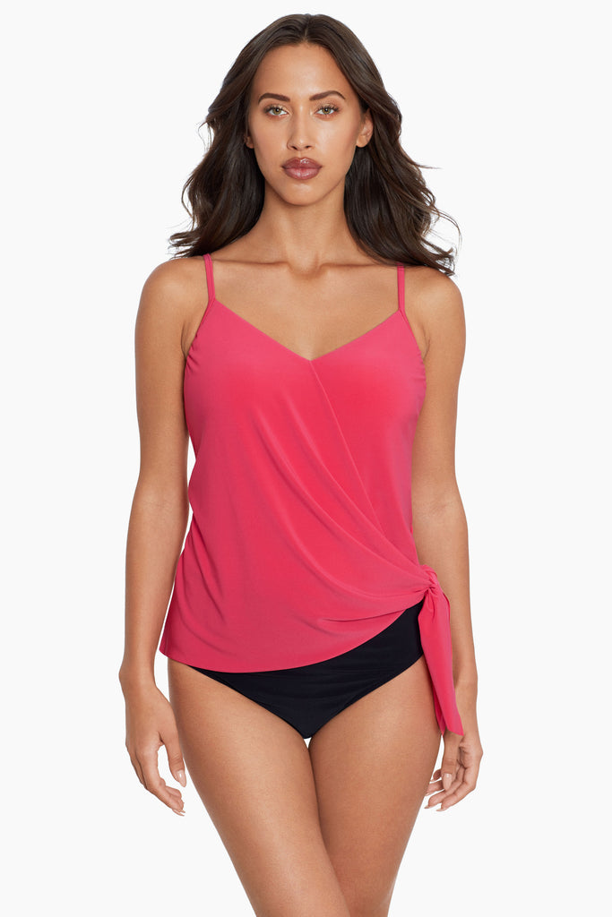 Tie the side for active fun Tankini