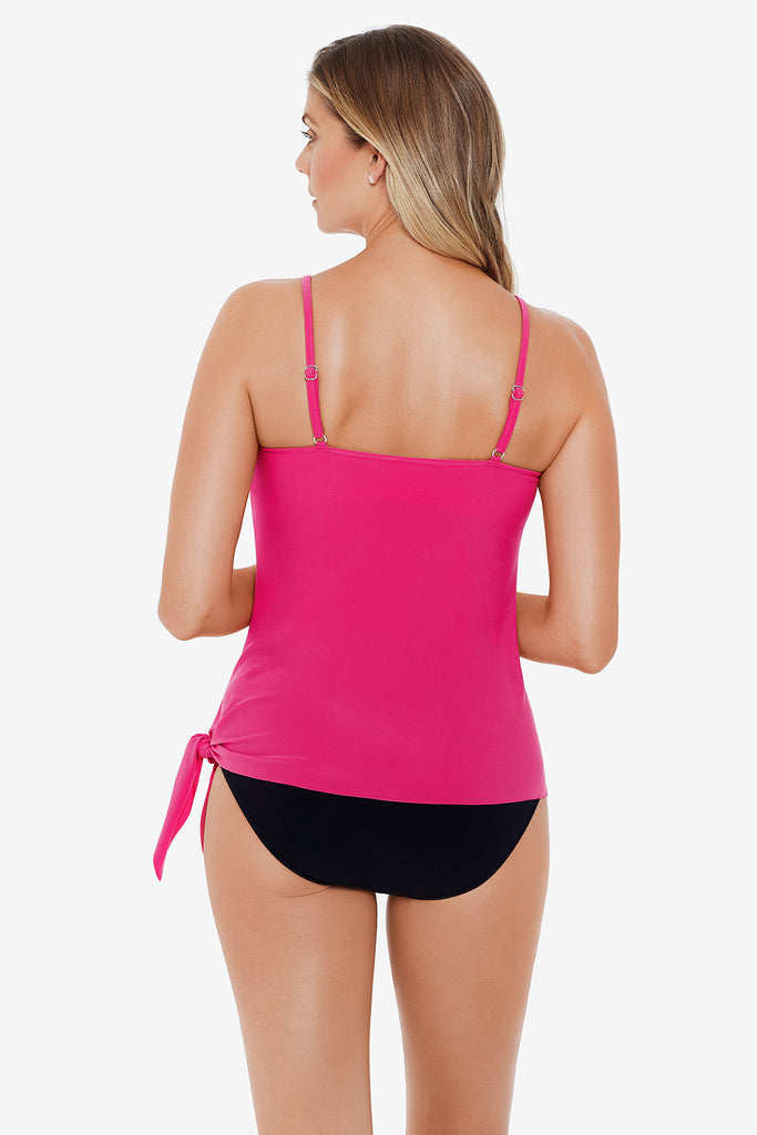 rose Full Straight Back tankini top