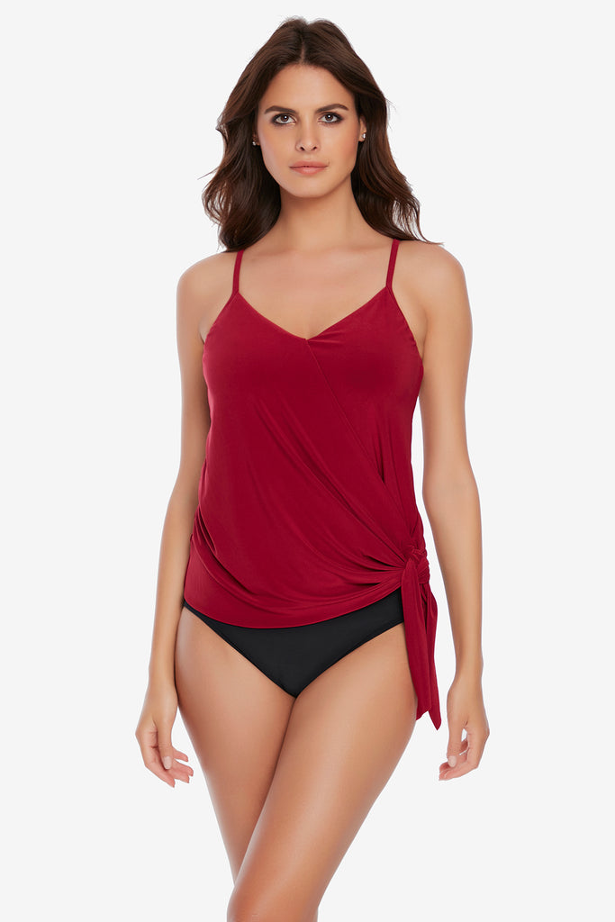 Spandex Cherry color tankini