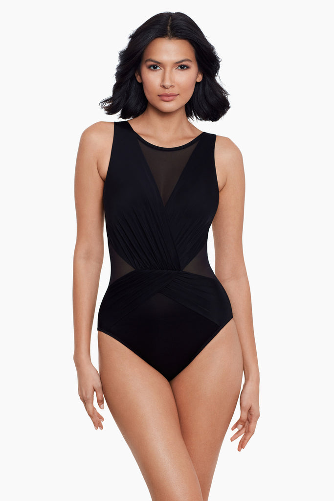 Girl in a swim suit.