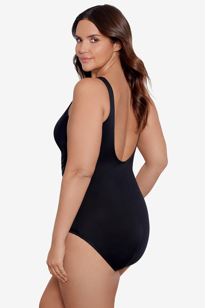 classic Miraclesuit Plus Size Solids Oceanus One Piece Swimsuit 