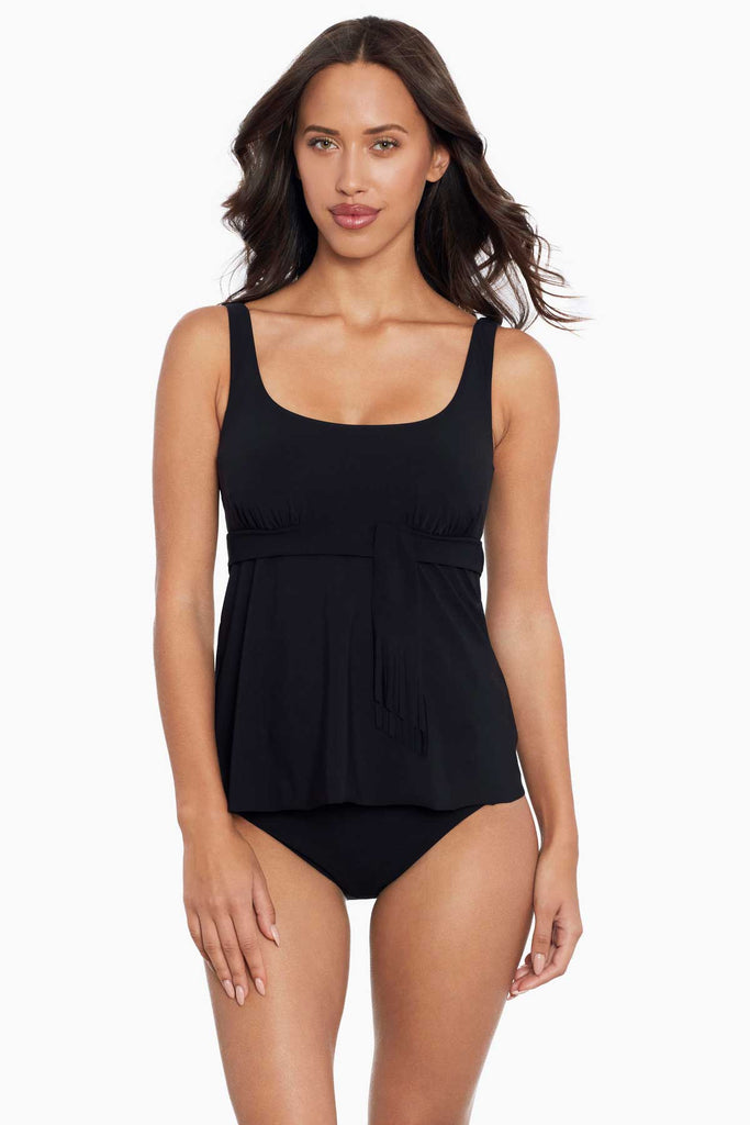 Woman in a amoressa swim suit.