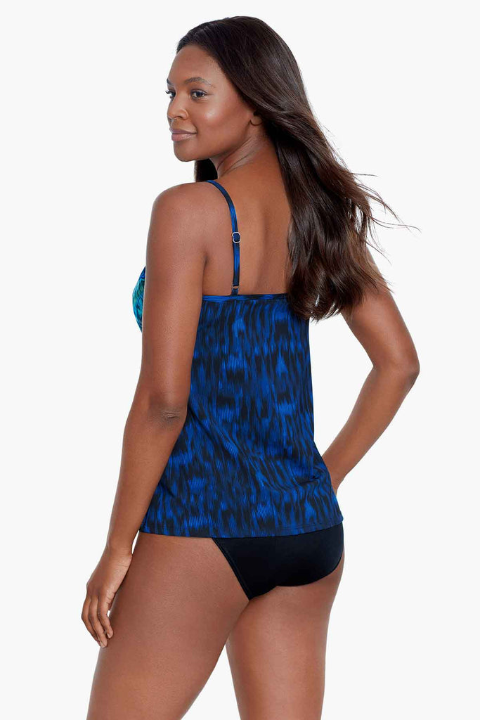 woman wearing miracle suit tankini